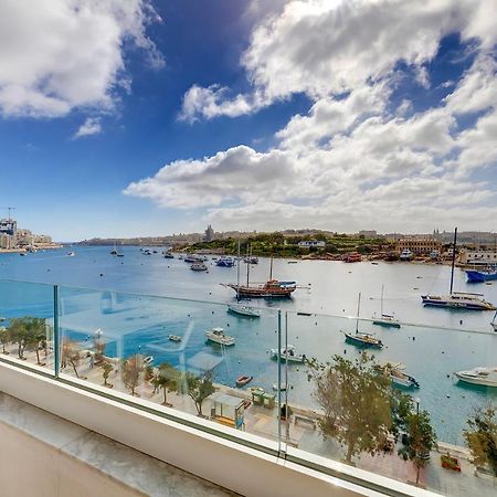 Deluxe Apartment With Valletta And Harbour Views スリーマ エクステリア 写真