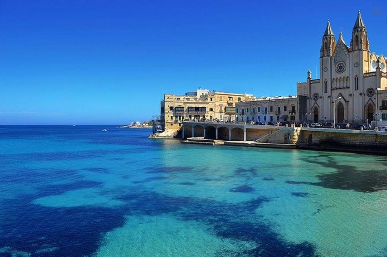 Deluxe Apartment With Valletta And Harbour Views スリーマ エクステリア 写真