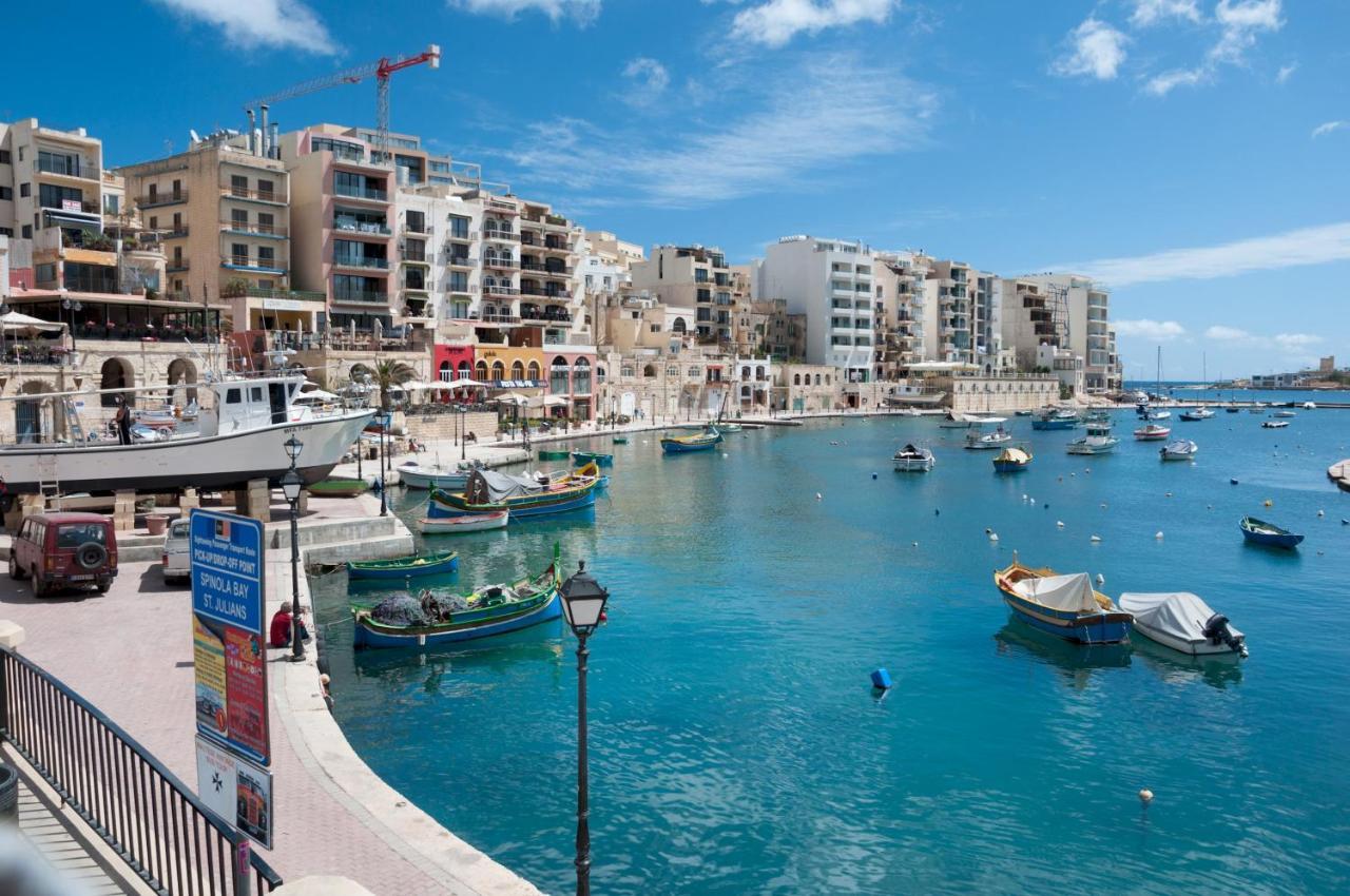 Deluxe Apartment With Valletta And Harbour Views スリーマ エクステリア 写真