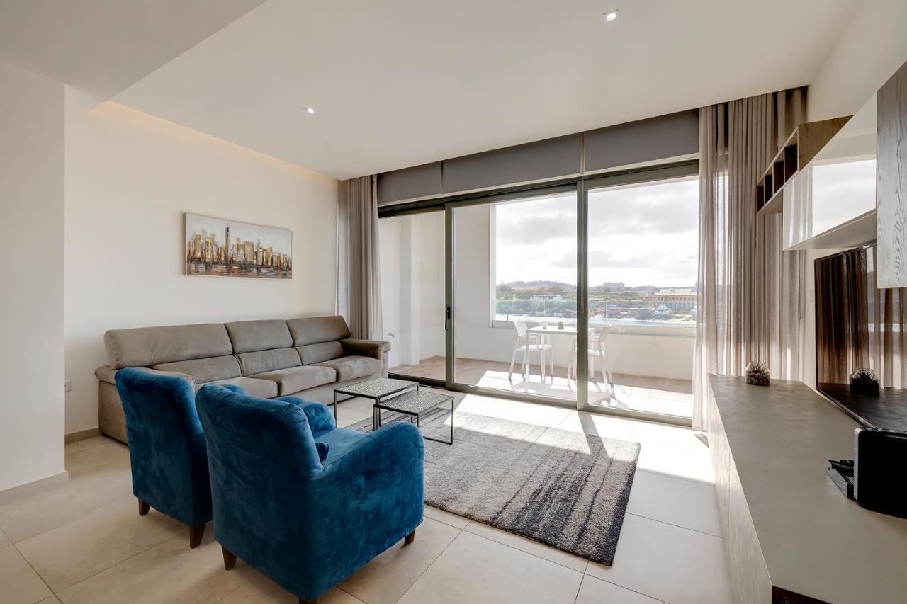 Deluxe Apartment With Valletta And Harbour Views スリーマ エクステリア 写真